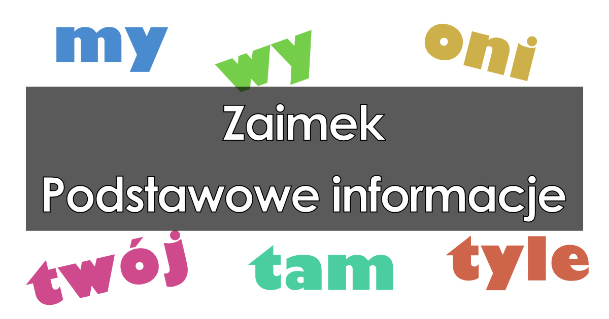 zaimek
